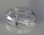 HGCY12: 3 Way  'Y' Connector for 1/2" Thick Glass